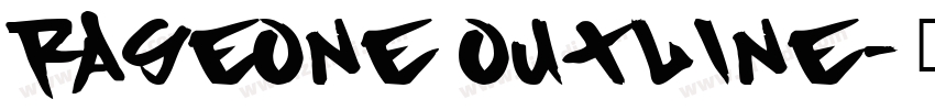 RaseOne Outline字体转换